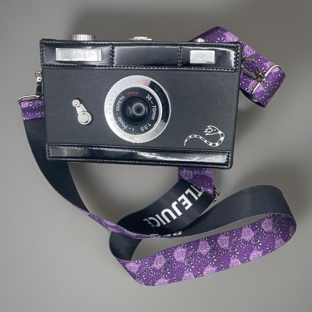 Spirit x Beetlejuice Lydia Deetz Camera Crossbody Bag & Polaroid Coin Purse